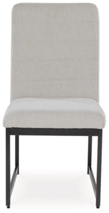 Tomtyn Dining UPH Side Chair;Light Brown (Set of Two)