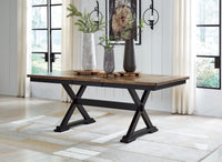 Wildenauer Dining Extension Table;BROWN/BLACK