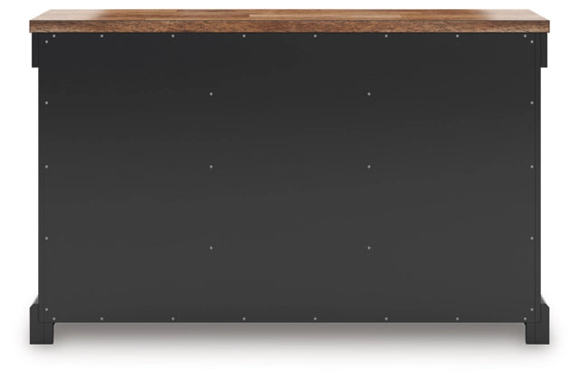 Wildenauer Dining Room Server; Brown/Black