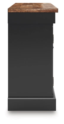Wildenauer Dining Room Server; Brown/Black