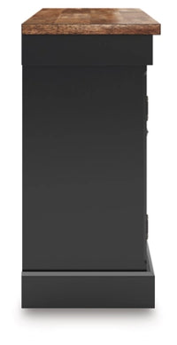 Wildenauer Dining Room Server; Brown/Black
