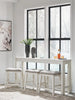 Robbinsdale Counter Height Dining Table and 3 Barstools Set
