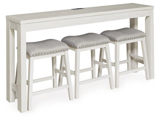 Robbinsdale Counter Height Dining Table and 3 Barstools Set