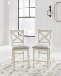 Robbinsdale Counter Height Barstool;Antique White