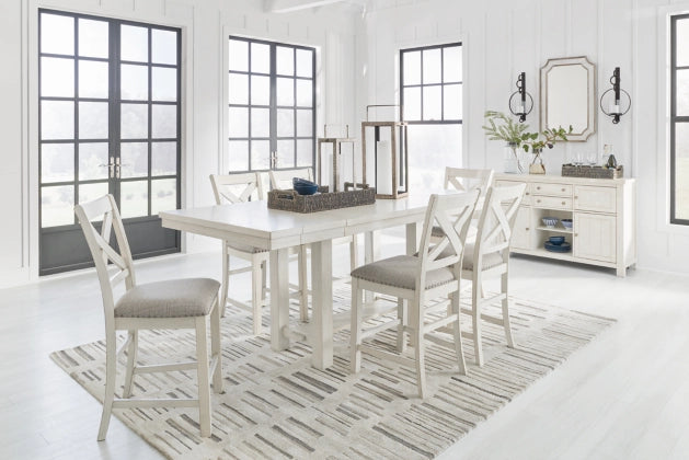 Robbinsdale Counter Height Barstool;Antique White