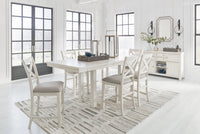 Robbinsdale Counter Height Barstool;Antique White