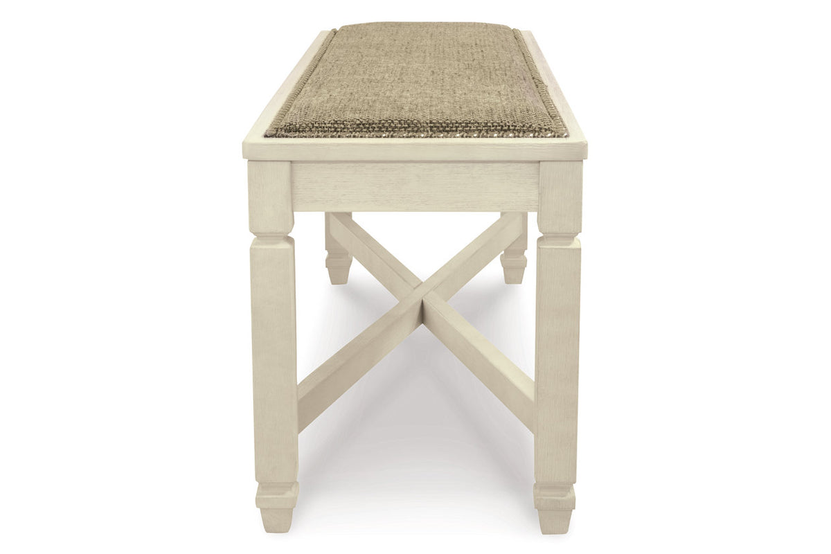 Bolanburg Dining Table and 4 Chairs and Bench;Two Tone