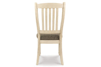 Bolanburg Dining Table and 4 Chairs and Bench;Two Tone