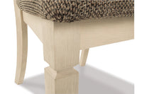 Bolanburg Dining Table and 4 Chairs and Bench;Two Tone
