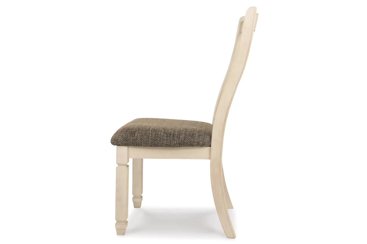 Bolanburg Dining Table and 4 Chairs and Bench;Two Tone