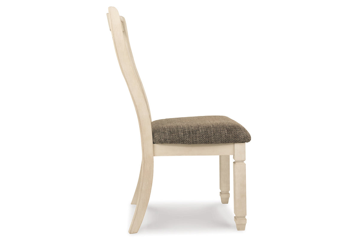 Bolanburg Dining Table and 4 Chairs and Bench;Two Tone