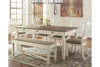 Bolanburg Dining Table and 4 Chairs and Bench