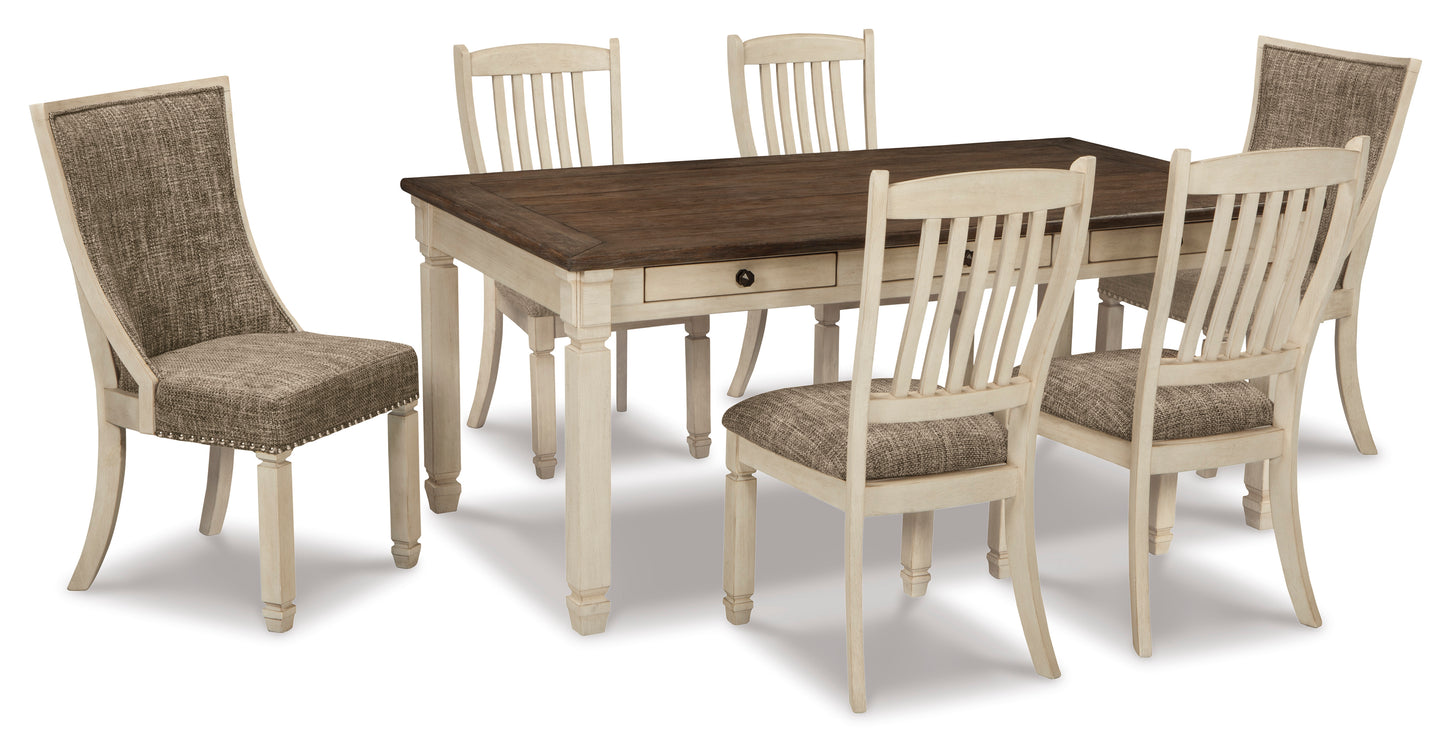Bolanburg Dining Table with 6 Chairs - Ashley Furniture - Brunei