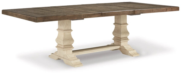 Bolanburg Extension Dining Table;Two Tone