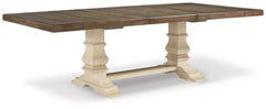 Bolanburg Extension Dining Table;Two Tone