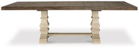 Bolanburg Extension Dining Table;Two Tone