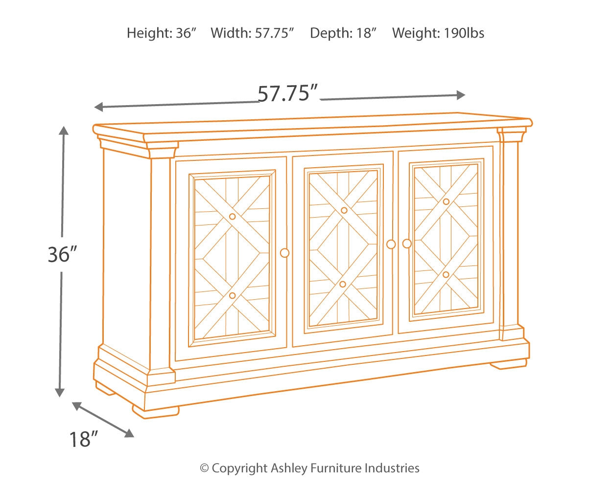 Bolanburg Dining Server - Ashley Furniture - Brunei