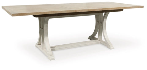 Shaybrock RECT Dining Room EXT Table;Antique White/Brown