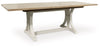 Shaybrock RECT Dining Room EXT Table;Antique White/Brown
