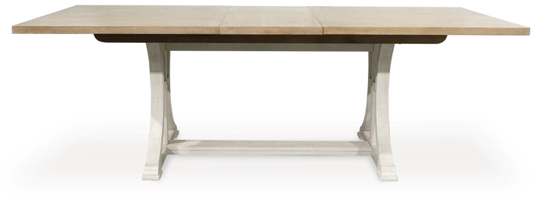 Shaybrock RECT Dining Room EXT Table;Antique White/Brown