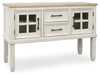Shaybrock Dining Room Server;Antique White/Brown