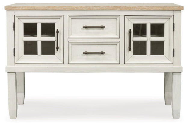 Shaybrock Dining Room Server;Antique White/Brown