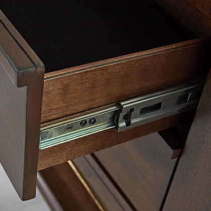 Korestone Dining Room Server; Dark Brown