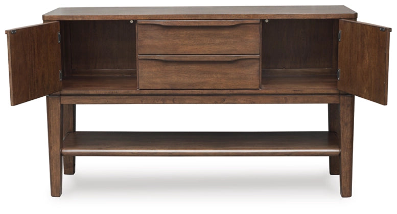 Korestone Dining Room Server; Dark Brown