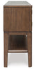 Korestone Dining Room Server; Dark Brown