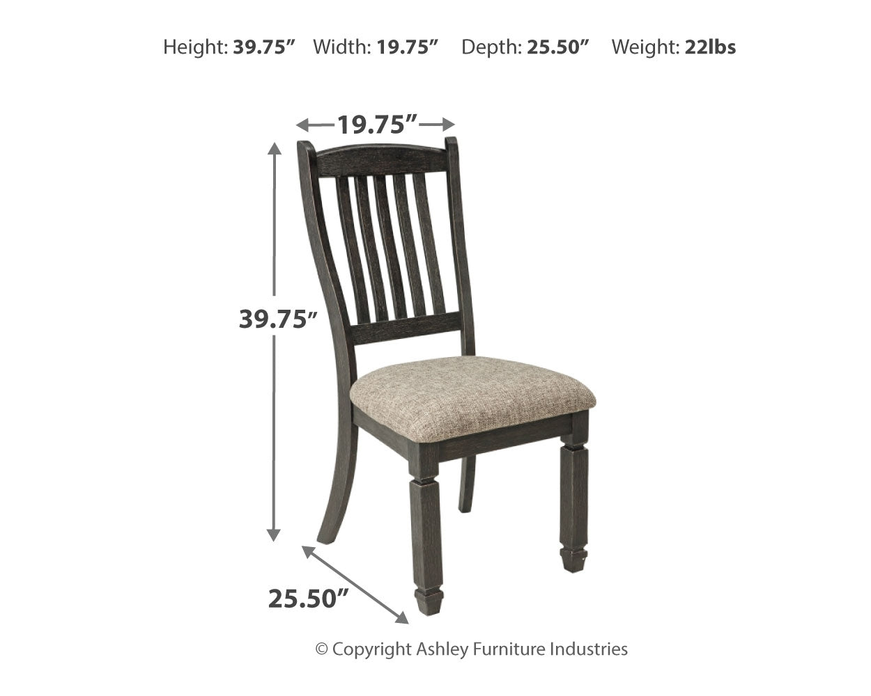 Tyler Creek Dining Chair - Ashley Furniture - Brunei