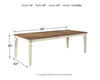 Realyn Dining Extension Table