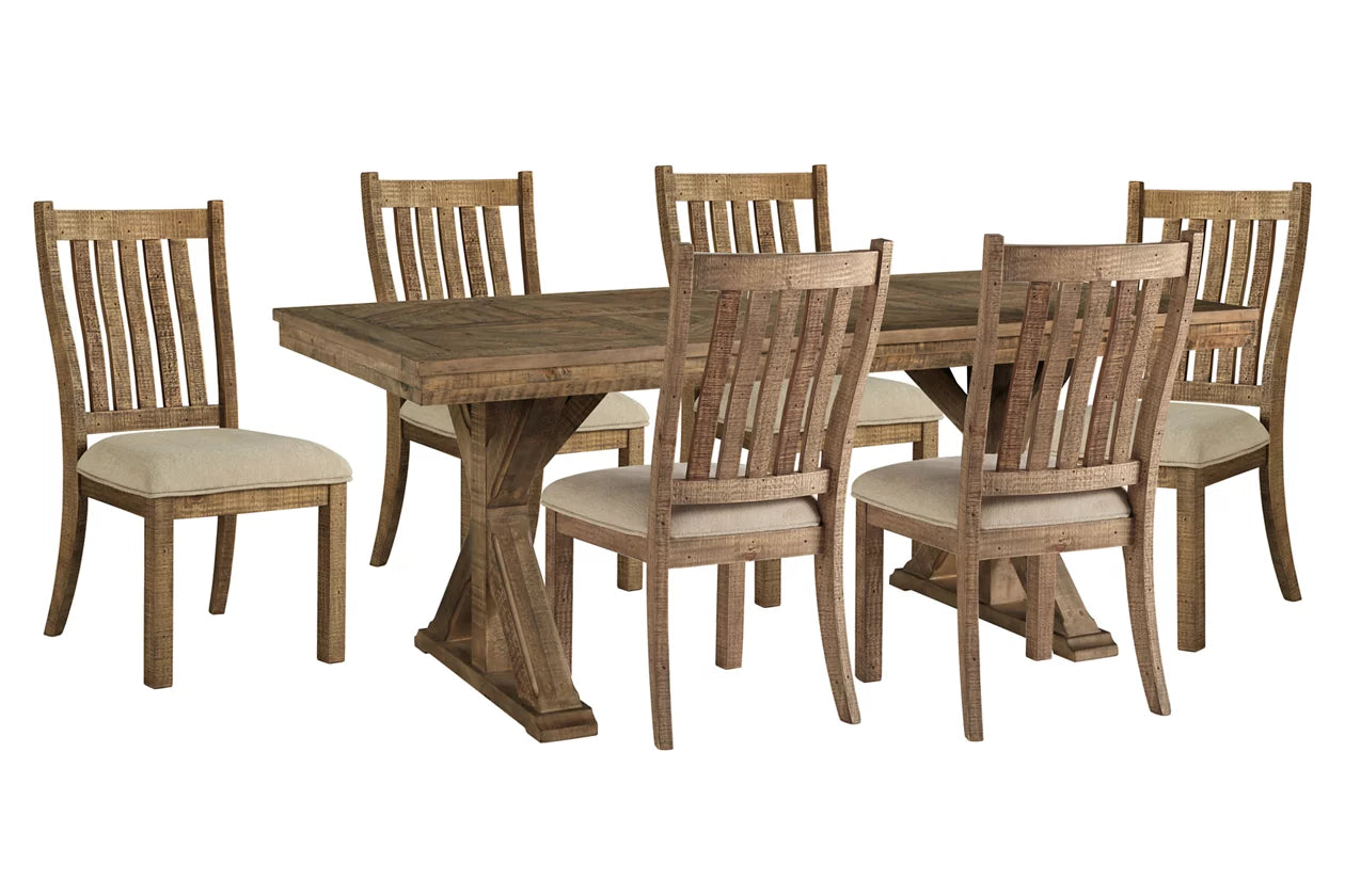 Grindleburg Dining Table and 6 Chairs - Ashley Furniture - Brunei