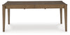 Roanhowe Dining Table and 4 Chairs;Brown