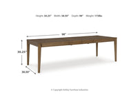 Roanhowe Dining Extension Table