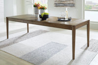 Roanhowe Dining Table and 4 Chairs;Brown