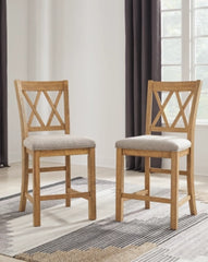 Havonplane Counter Height Barstool (Set of Two)