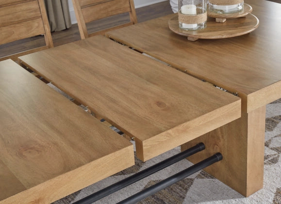 Kristiland Extendable Dining Table;Light Brown