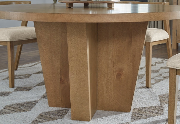 Kristiland Dining Table;Light Brown