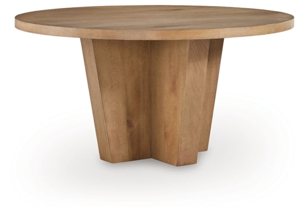 Kristiland Dining Table;Light Brown
