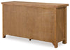Kristiland Dining Room Server;Light Brown