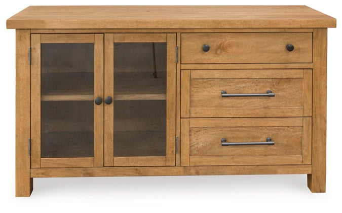 Kristiland Dining Room Server;Light Brown