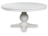 Chadworth Round Dining Room Table; White