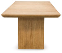 Sherbana Rectangular Extendable Dining Table;Light Brown