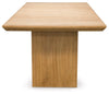 Sherbana Rectangular Extendable Dining Table;Light Brown