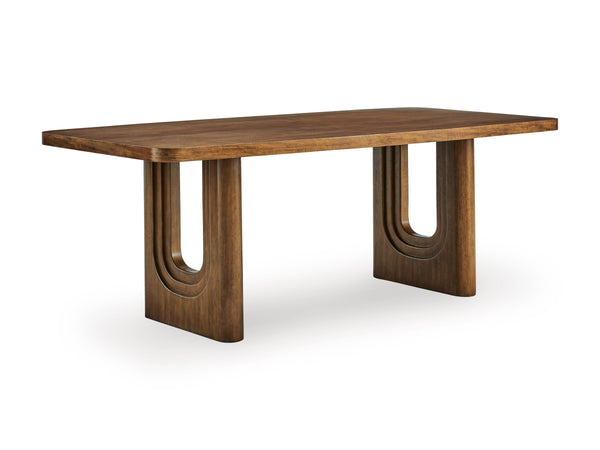 Paloma by Ashley Rectangular Dining Room Table;Brown