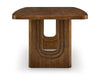 Paloma by Ashley Rectangular Dining Room Table;Brown