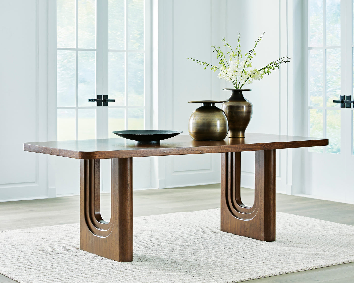 Paloma by Ashley Rectangular Dining Room Table;Brown
