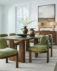 Paloma 6-Piece Dining Set;Brown