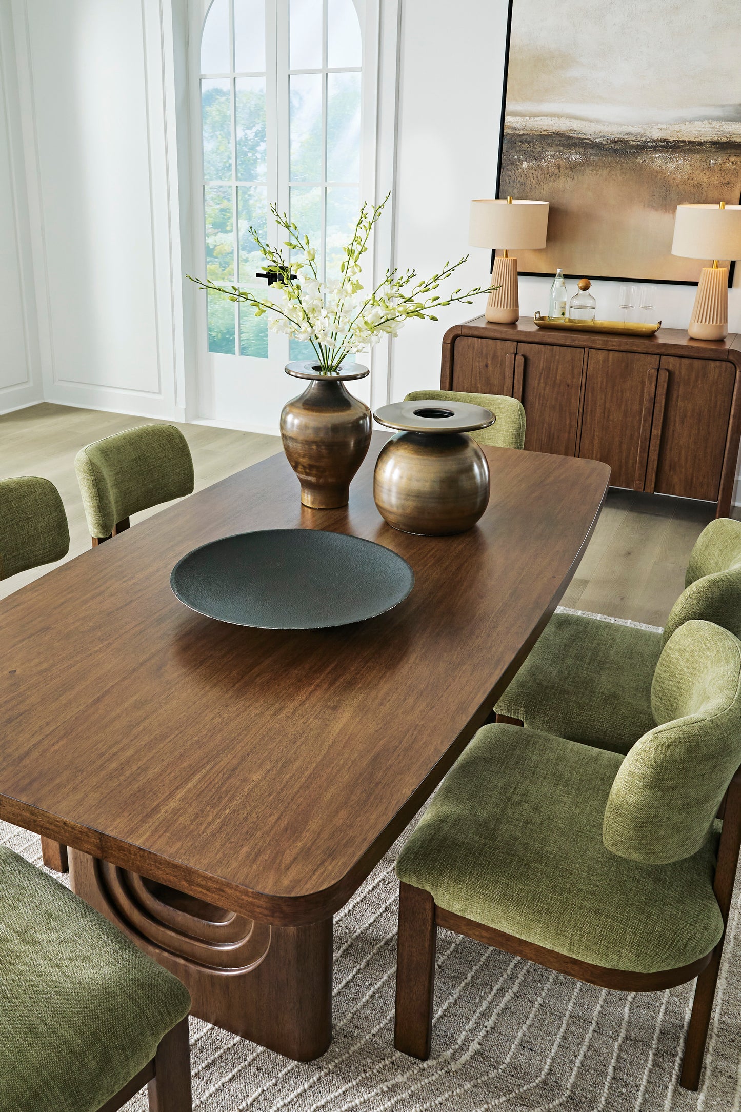 Paloma 6-Piece Dining Set;Brown