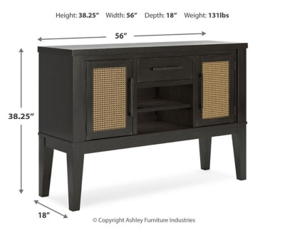 Galliden Dining Room Server;Black